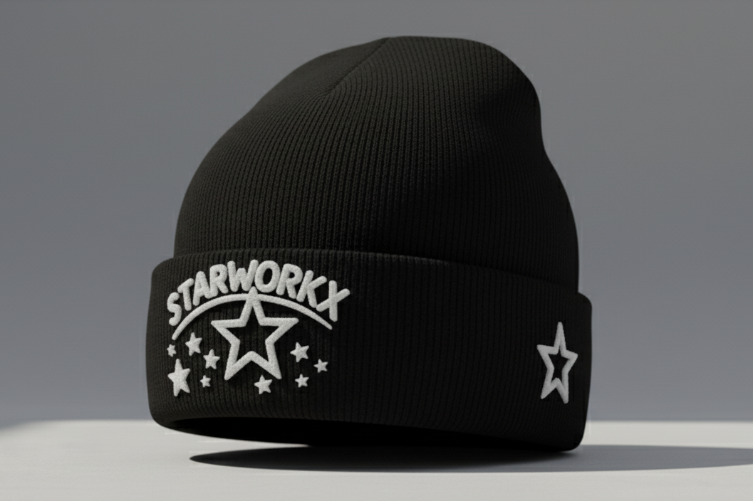 Puff Print STARWORKX Beanie