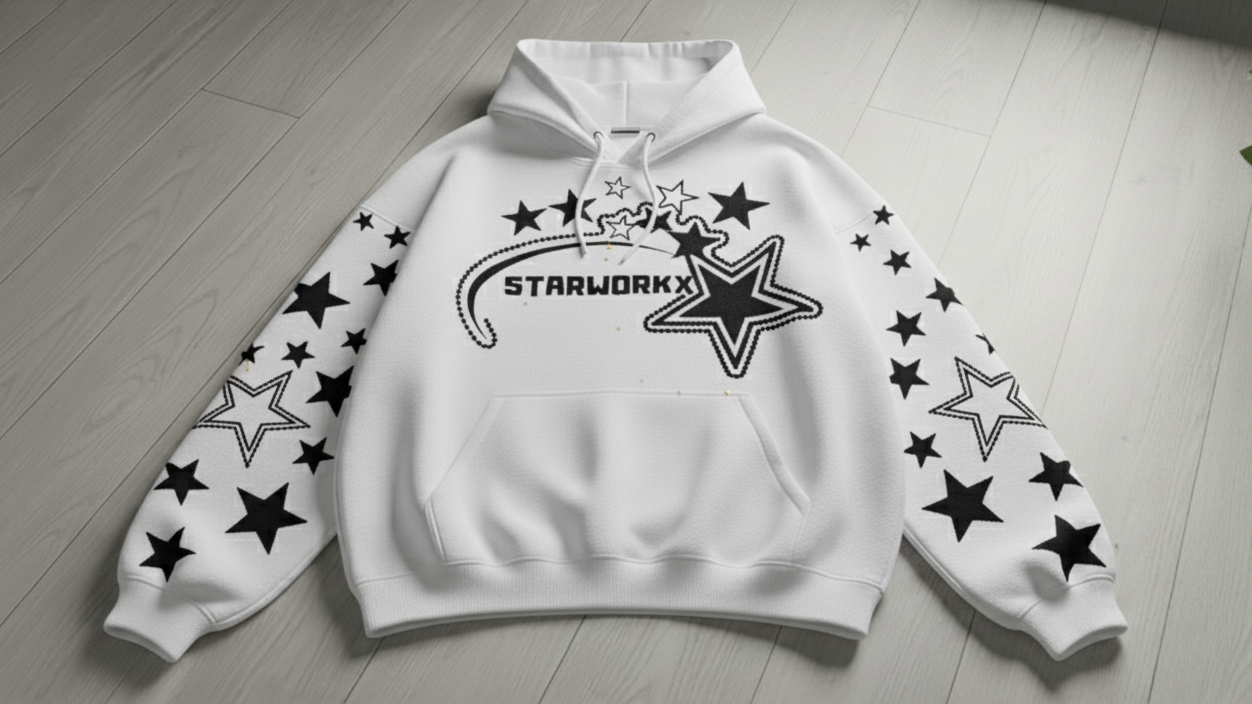 STARWORX Galaxy Rhinestone Hoodie