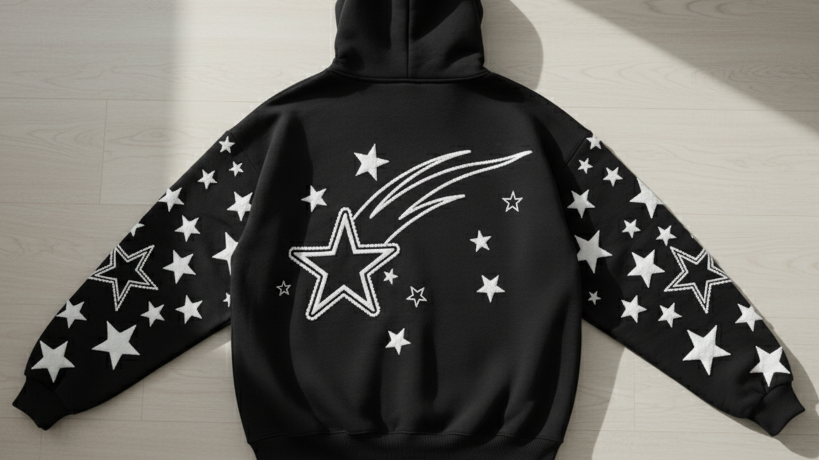 STARWORX Galaxy Rhinestone Hoodie